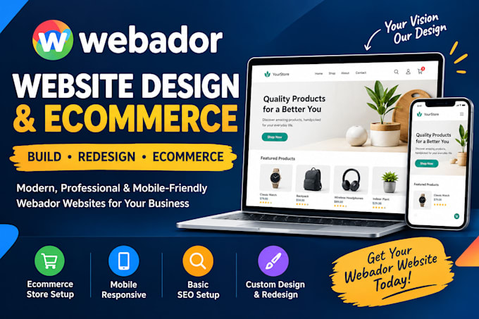 do webador website design redesign webador ecommerce store