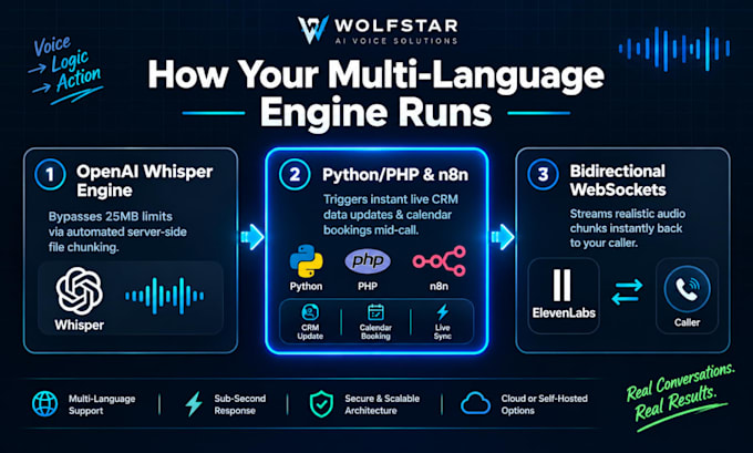 build custom low latency ai voice streaming whisper stt elevenlabs webrtc apps