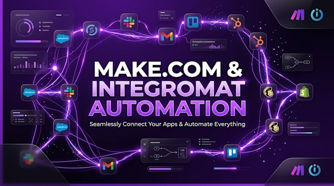 build custom make com automation and integromat workflows