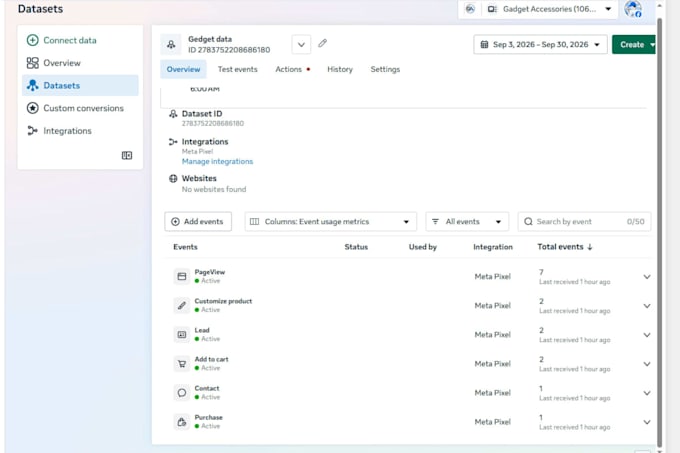 setup meta pixel and conversion API tracking