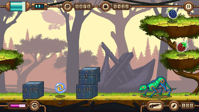 develop 2d game in unity, construct 3, godot engine, platformer game developer