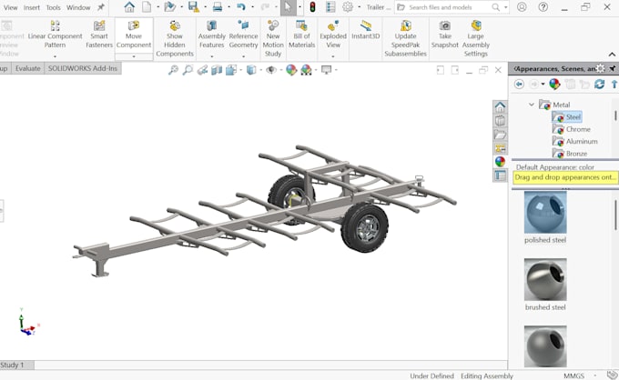 do solidworks weldment design, welded frames, steel structures , fabrication cad