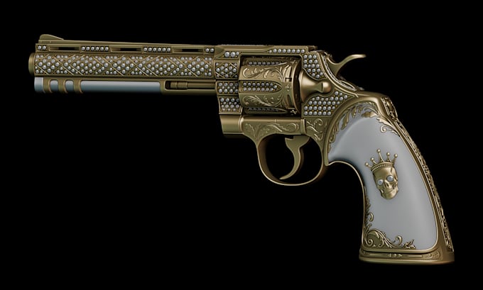 create weapon model with textures