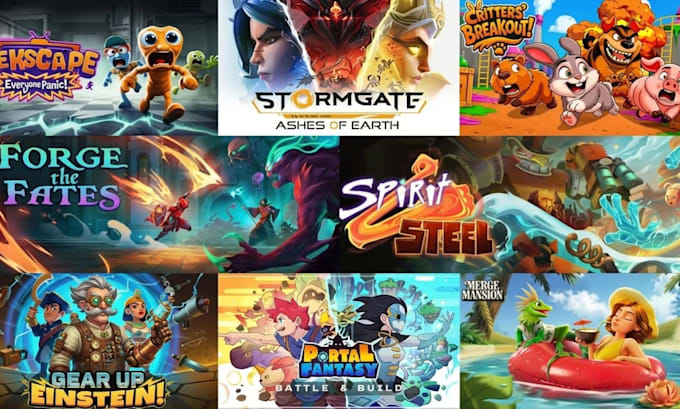 do steam capsule art and game banner design