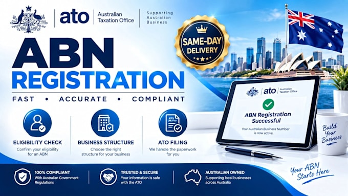 register your australian abn fast and compliant ato verified