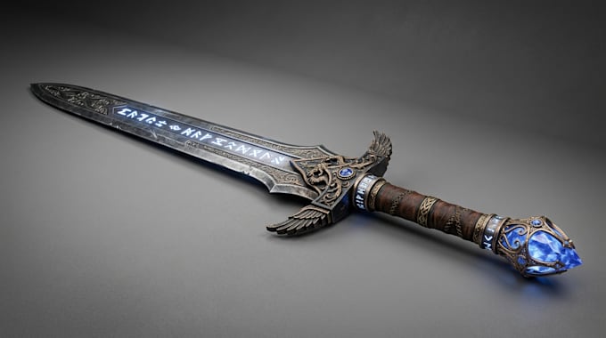 create realistic 3d gun models, weapon designs, cosplay weapon and game props