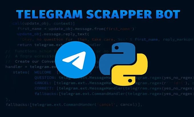 build a telegram scraper bot automation, telegram group scrap, web scraping