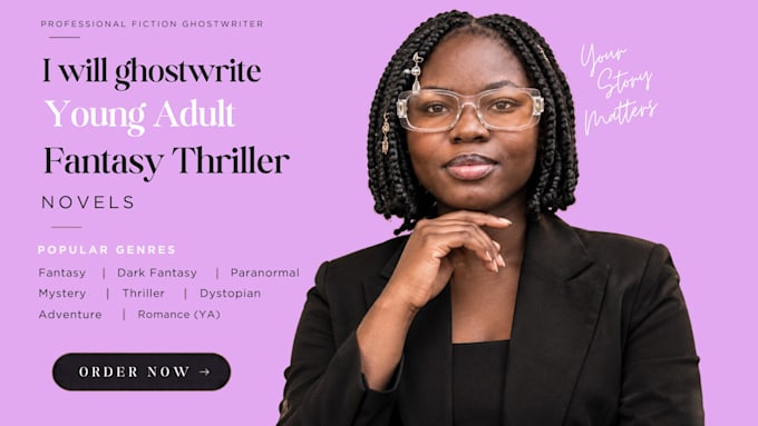 ghostwrite your young adult fiction novel