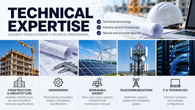 translate technical documents from english to spanish