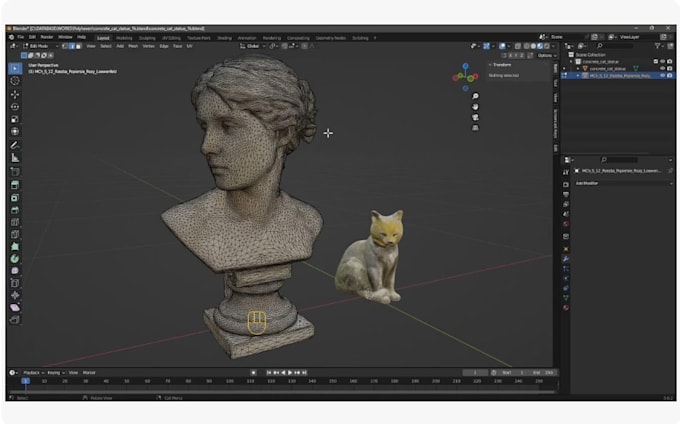 modify, optimize 3d model, stl file, mesh repair, retopology for 3d printing