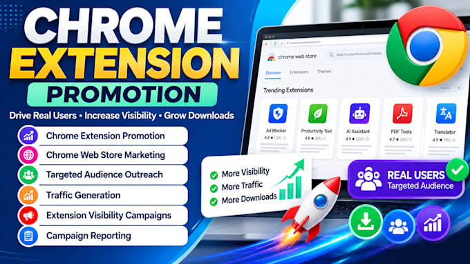 promote your chrome extension, browser extension and chrome web store listing