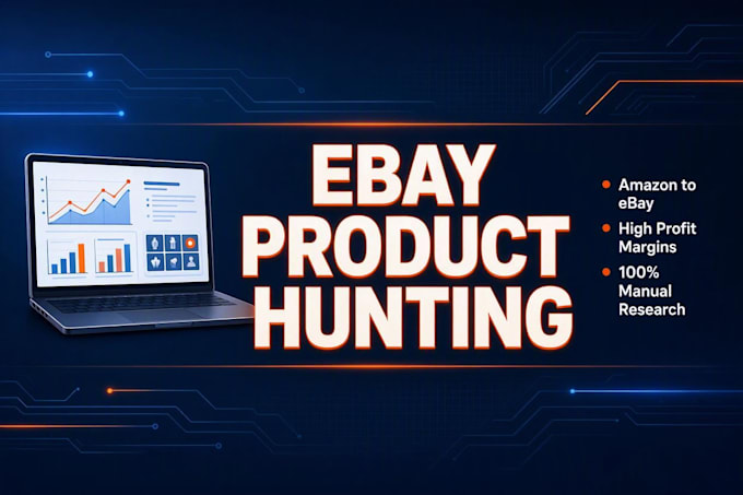 do ebay manual product hunting from amazon