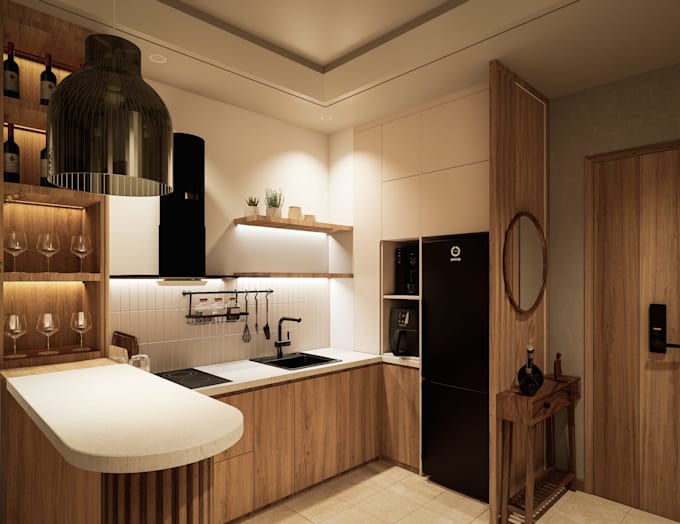 create realistic interior 3d renders