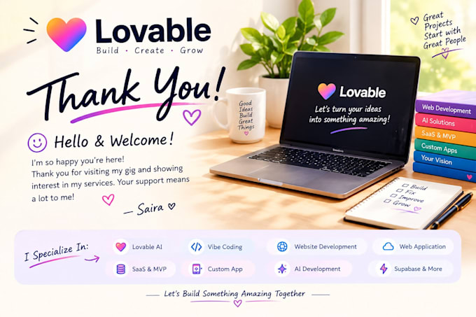 be your vibe coder expert for creating lovable websites