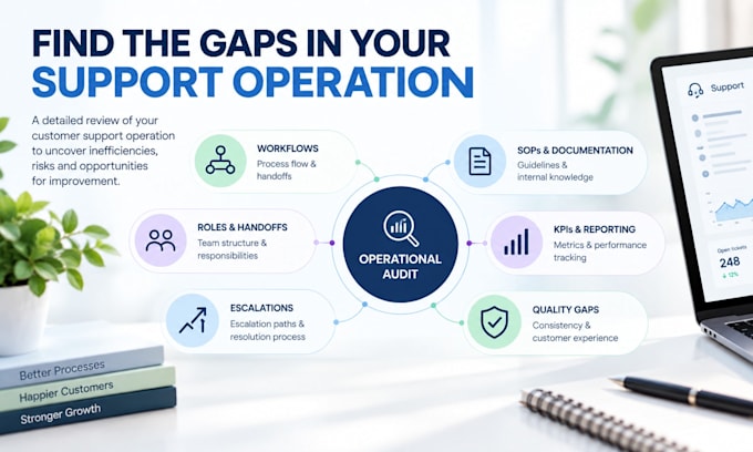 audit your customer support operations and create an improvement plan