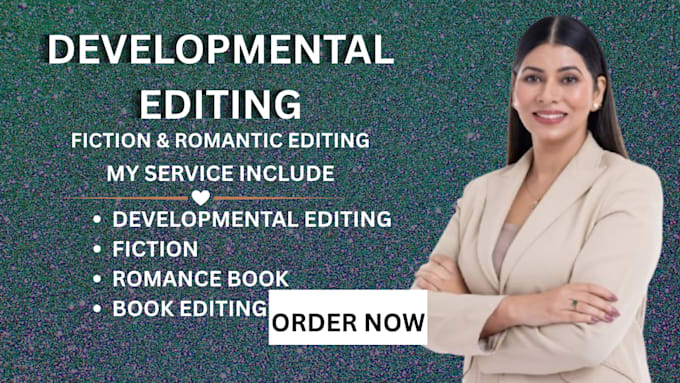 developmental edit your fiction or romance book