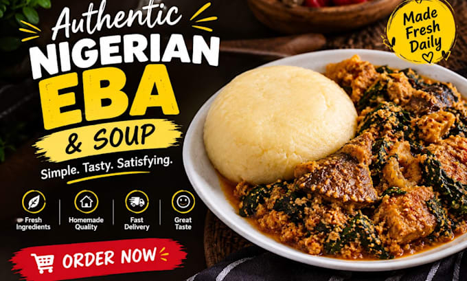 guide you how to make eba and egusi soup