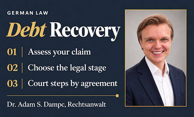 help recover your debt through german legal procedures