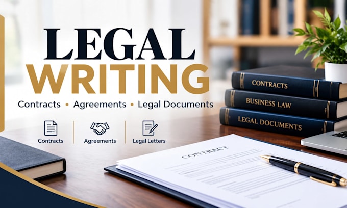 write professional legal documents, contracts, agreements and legal letters