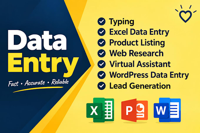 do accurate excel data entry, copy paste and web research