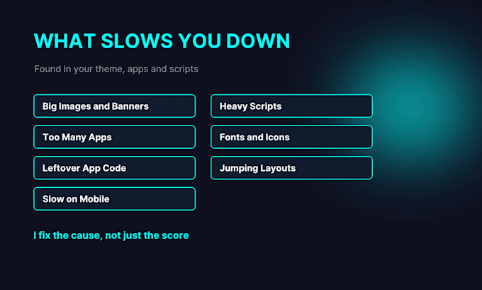 shopify speed optimization audit core web vitals pagespeed fix