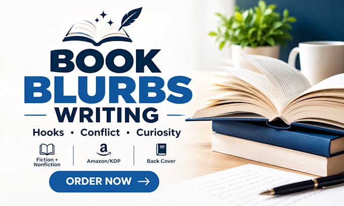 write a compelling book blurb or book description for your book