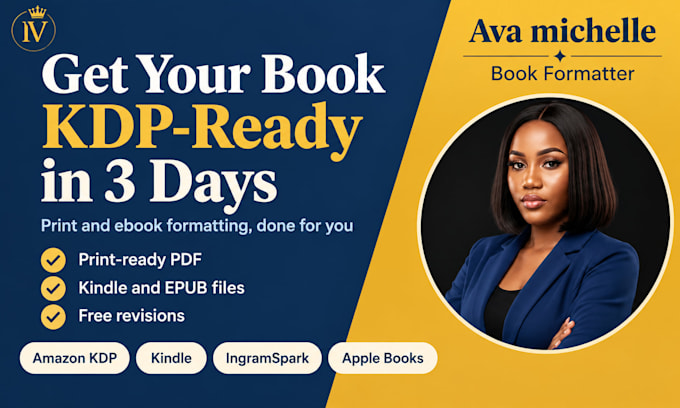 fix your KDP formatting errors and rejected book files