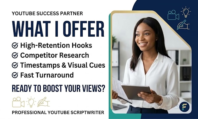 write engaging high retention video script for youtube