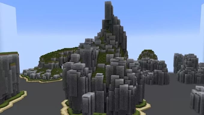 create minecraft terrain map survival island landscape world custom environment