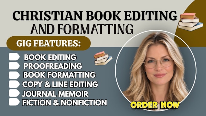 christian book editing devotional book editing prayer journal KDP formatting