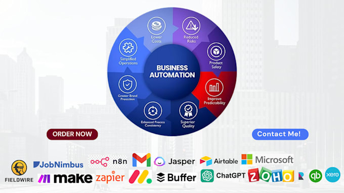 build airtable makecom database crm business workflow automation