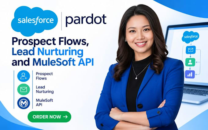 configure salesforce pardot lead nurturing flows mulesoft api