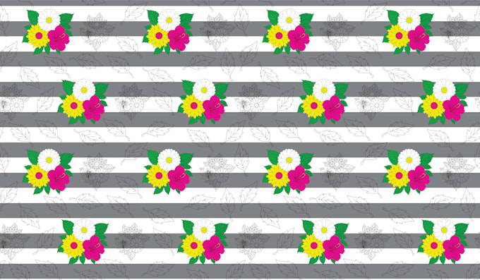 create unique seamless floral patterns for fabric