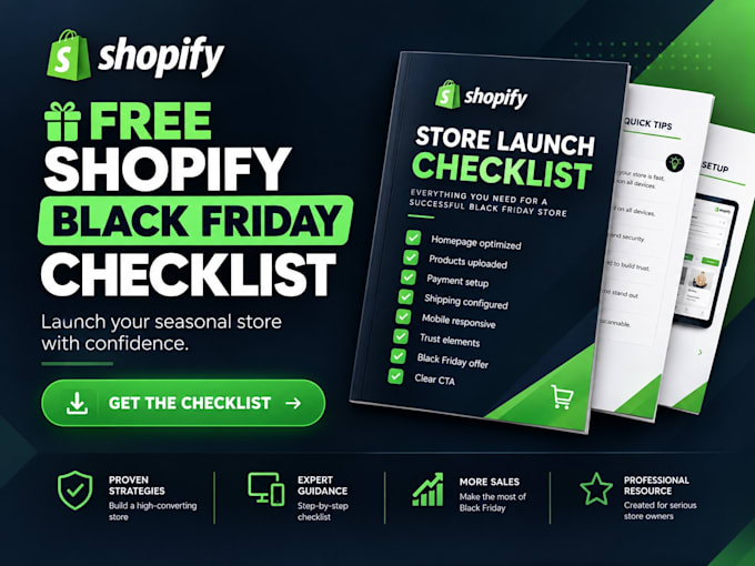 build a shopify black friday dropshipping store