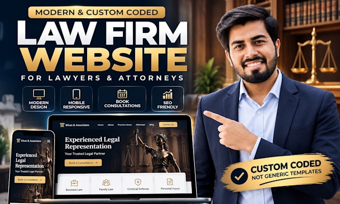 build a custom law firm website for lawyers and attorneys