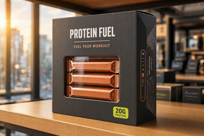 design creative packaging with 3d mockup and dieline