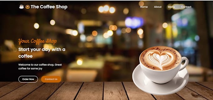 develop a responsive landing page using HTML CSS javascript react
