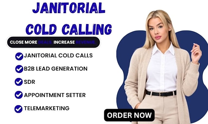 do janitorial cold calling b2b lead generation sdr appointment setter