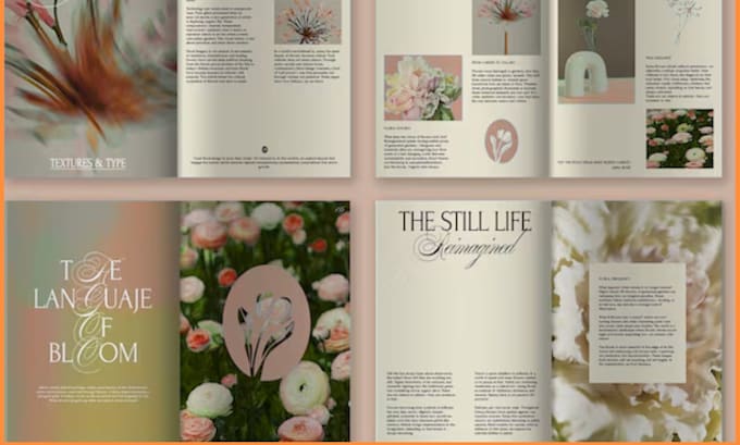 magazine design, adobe indesign magazine layout, editorial layout digital layout