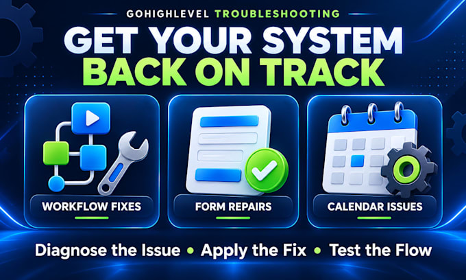 fix gohighlevel workflow automation, funnel and CRM issues