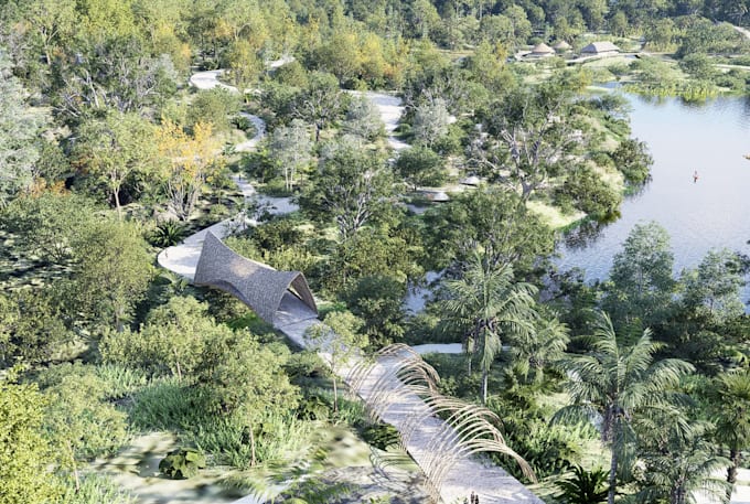 create realistic 3d landscape renderings using d5 render