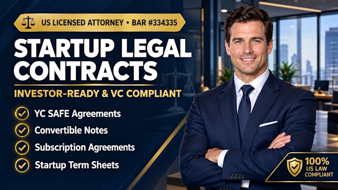 draft a startup subscription agreement as a US attorney
