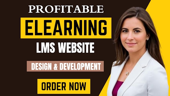 build lms website for online course and elearning