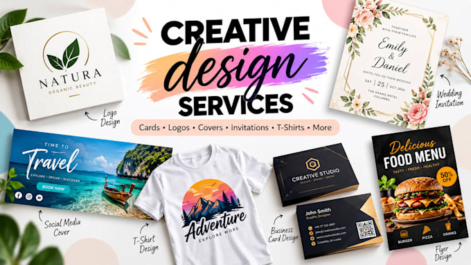design cards,event invitations and tshirt designs