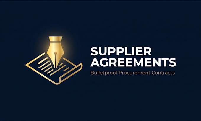 draft supplier agreements and procurement contracts as a US attorney