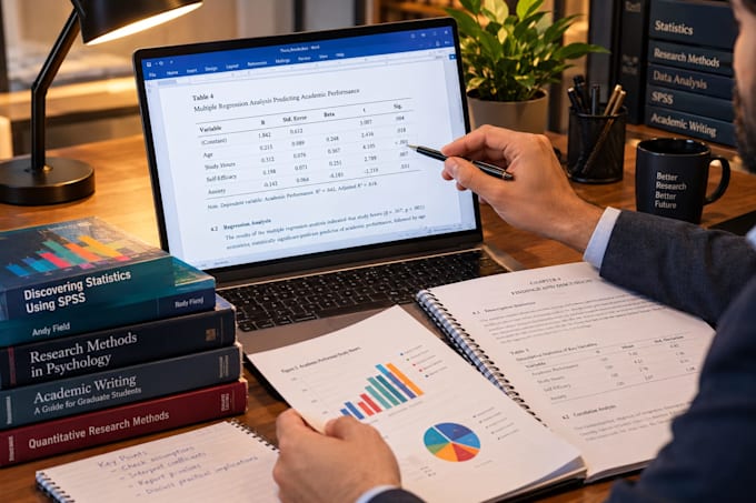 do professional spss data analysis, hypothesis testing, and research support