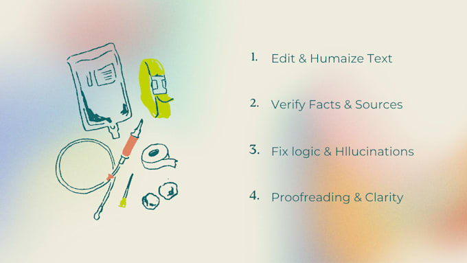 review edit and fact check ai generated technical content