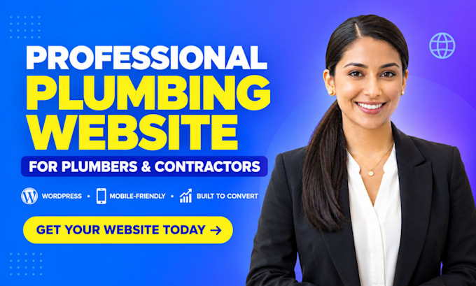professional plumbing website for plumbers and contractors