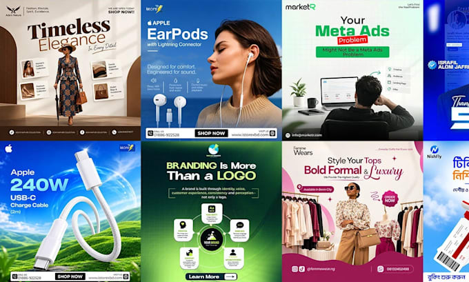 design social media posts and creatives