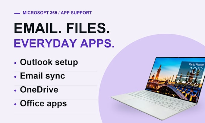 troubleshoot outlook microsoft 365 email and onedrive issues